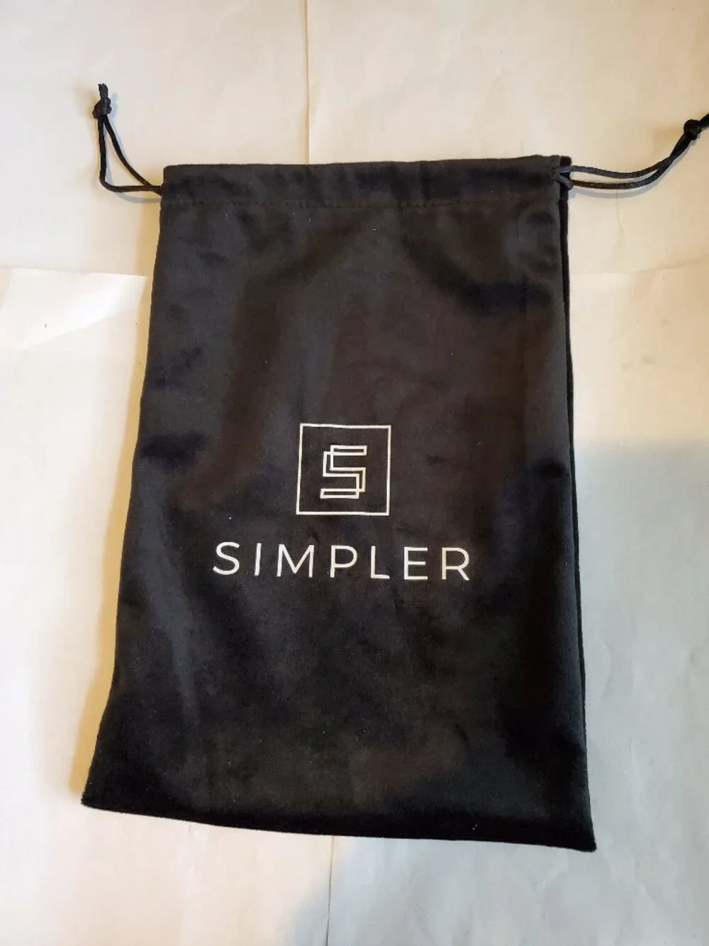 SIMPLER BLACK VELVET DRAWSTRING DRAW STRING BAG POUCHES ONLY